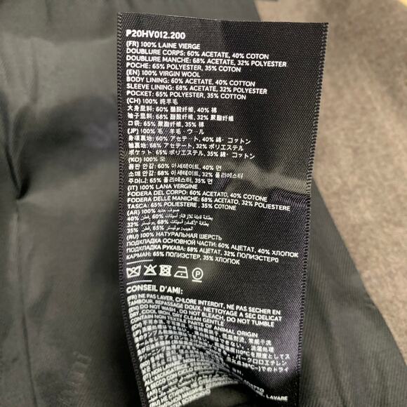 AMI by ALEXANDRE MATTIUSSI Size 44 Taupe Wool Sport Coat - Picture 8 of 8